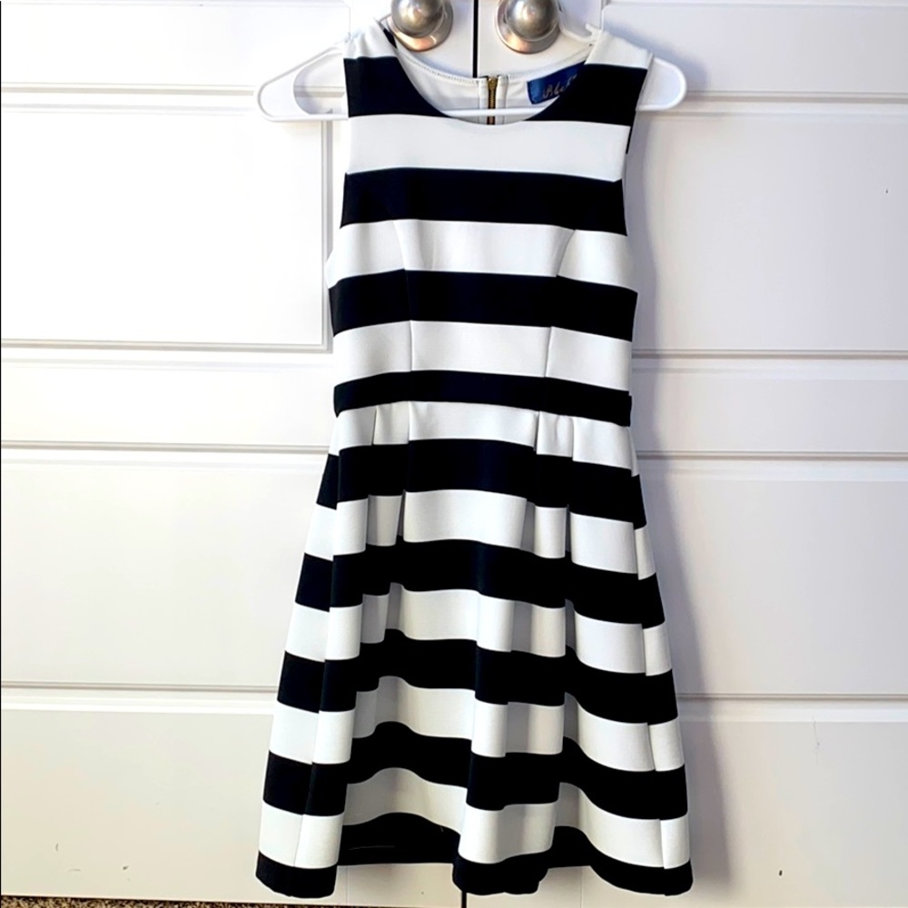 Black and white girls dress